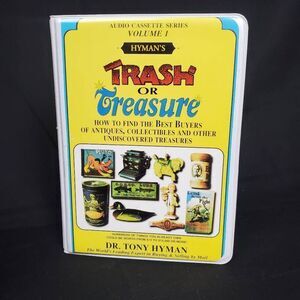 Hyman’s Trash or Treasure Audio Cassette Volume 1 Dr. Tony Hyman Antique Collect